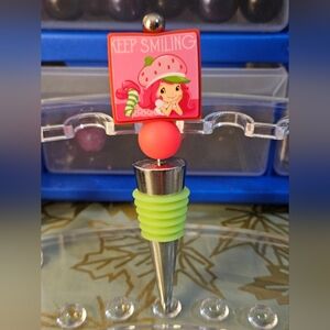 Strawberry Themed Wine Stopper